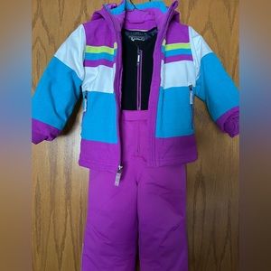 Little Kids’ Ski Jacket and Snow Bib Combo